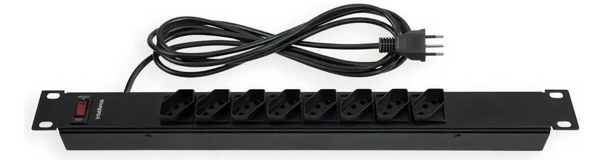 PROTETOR ELETRONICO C/ 8 TOMADAS P/ RACK - EPR